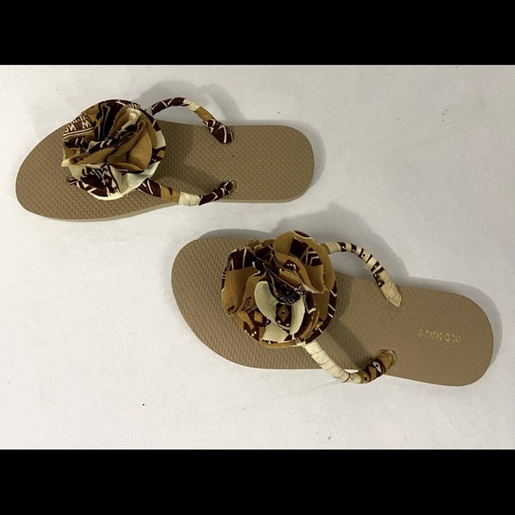 Reneshanta African Ankara Handmade Flip Flops Size 10 - Picture 6 of 7